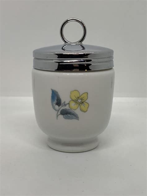 Royal Worcester Woodland Pattern Large Egg Coddler Vintage Keepsakes