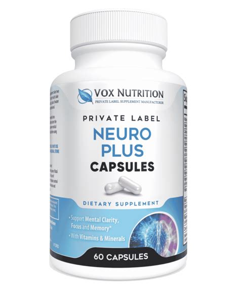 Introducing Private Label Neuro Plus Brain Formula Vox Nutrition