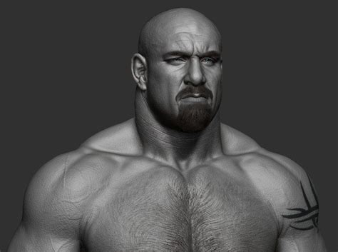 Artstation Goldberg Wwe Hossein Diba Wwe Diba Bodybuilding