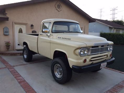 1960 Dodge D100 Pickup Truck W 360 Is A 4x4 But Must Have Been Converted Dodge Trucks