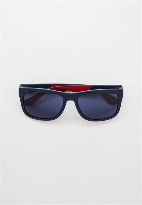 Очки солнцезащитные Tommy Hilfiger TH 1556/S 8RU, цвет: синий ...