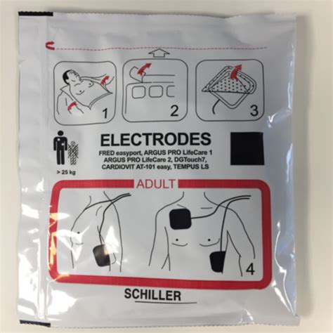 Schiller FRED Easyport Electrodes AEDexpert Co Uk