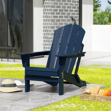 Westintrends Outdoor Folding Hdpe Adirondack Chair Patio Seat Weather