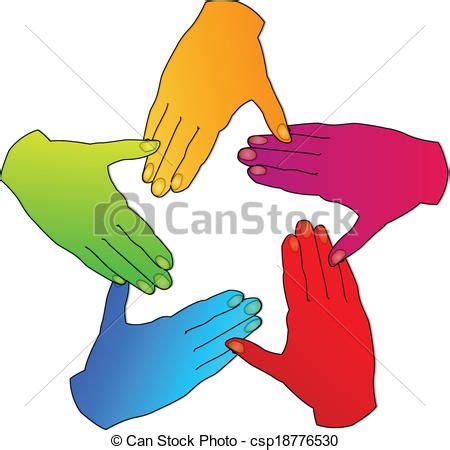 Vectors of Hands diversity people logo - Hands diversity people vector csp18776530 - Search Clip ...