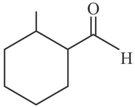 Correct Structure Of Methylcyclohexane Carbaldehyde Is