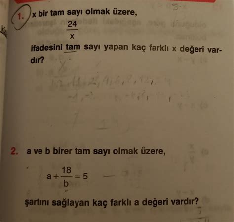 Tyt Matematik Temel Kavramlar1 Ve 2 Soruyu Yapamadım Yardımcı Olur