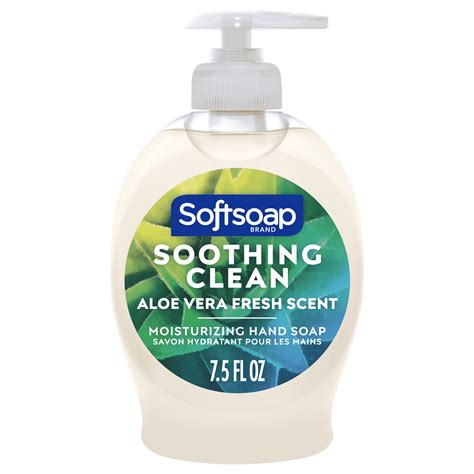 Softsoap Soothing Clean Liquid Hand Soap Aloe Vera Scented Liquid Hand