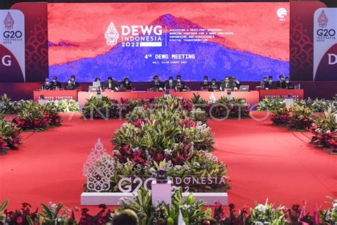 PERTEMUAN KEEMPAT DIGITAL ECONOMY WORKING GROUP G20 ANTARA Foto