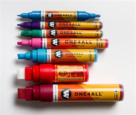 Molotow One4All Acrylic Markers Spray Paints And Spray Varnishes