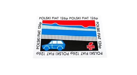 Naklejka Polski Fiat P Fsm Maluch Kaszlak Prl Fbrk Za Z Z