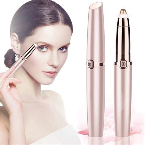 Electric Eyebrow Trimmer Makeup Painless Eye Brow Epilator Mini Shaver