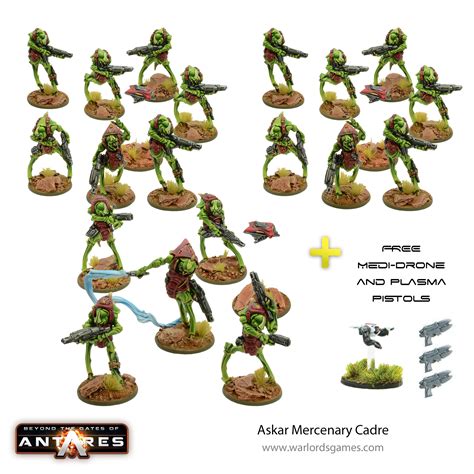 New Gates Of Antares Askar Mercenary Warriors Warlord Games