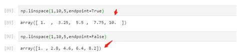 机器学习笔记之range numpy arange 和 numpy linspace的区别 时光飞逝逝者如斯 博客园