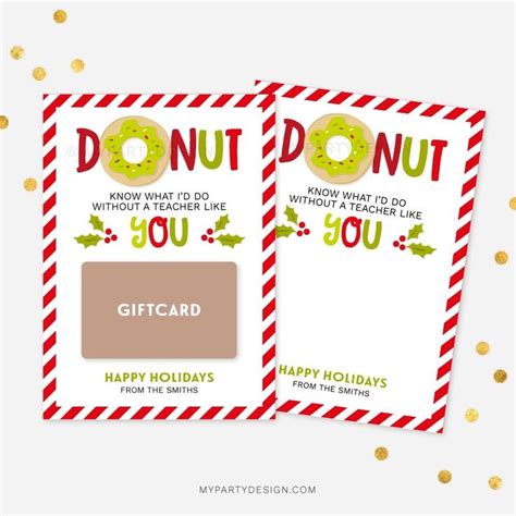 two christmas gift tags with the words don't do it without teacher like you