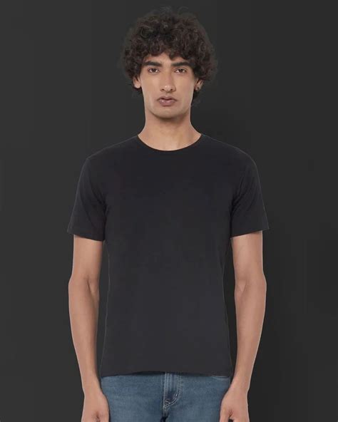 Plain Mens Round Neck Tshirt 180 Gsm Half Sleeves At Rs 160 In Surat