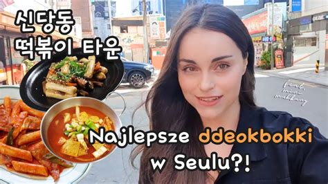 Jadłam najlepsze ddeokbeokki w Seulu Best tteokbokki in Korea Vlog z