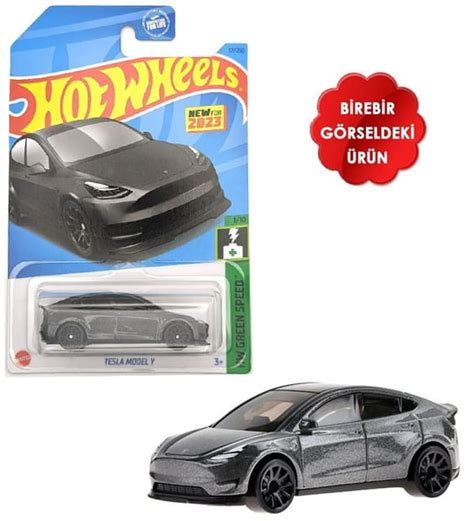 Hot Wheels Tesla Model Y Koleksiyonluk Uzun Kartonet Siyah