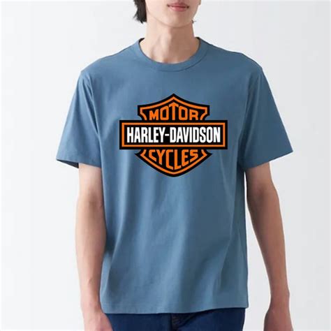 Футболка Harley-Davidson, размер 44, цвет синий - купить по выгодной ...