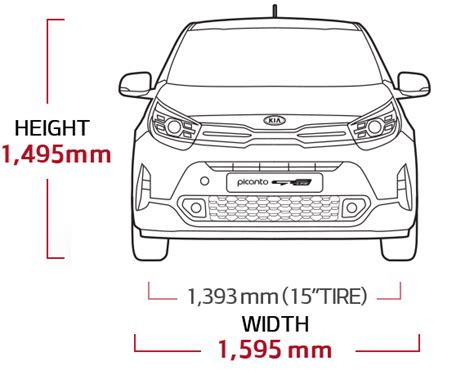 Kia Picanto Specs 5 Door Hatchback Kia Motors Brunei