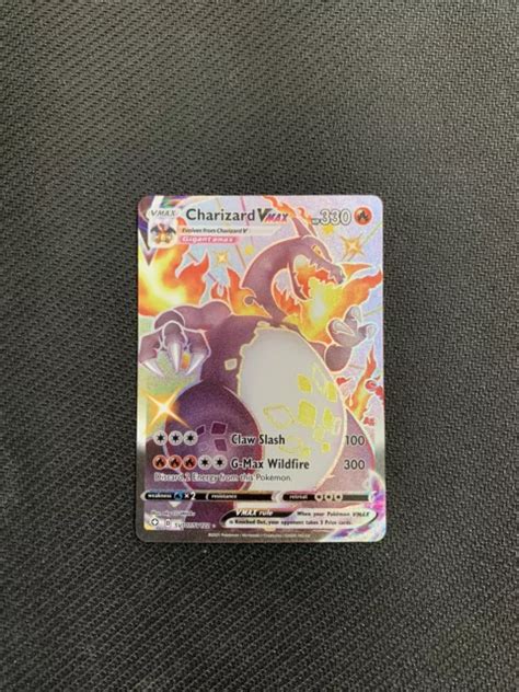 Pok Mon Jcg Shining Fates Charizard Vmax Sv Sv Holo Shiny Rare