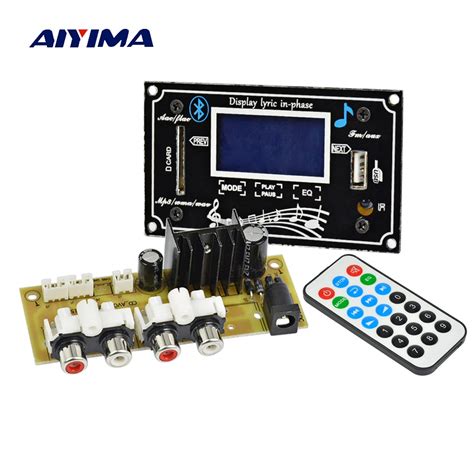 Aiyima MP3 Decoder Board Touch Screen Bluetooth Audio Receiver Module