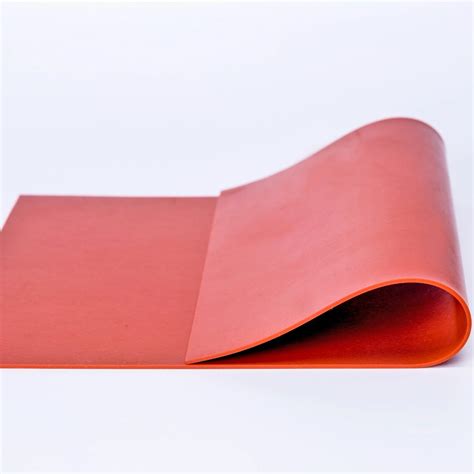 Red Good Resilience High Temperature Resistant Silicone Pad Rubber Sheet