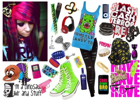 All The Pretty Bright Things Cute Emo Outfits Scene Girl Outfits