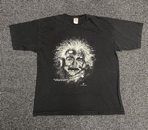 Vintage Albert Einstein Galaxy Graphic T Shirt S Gem