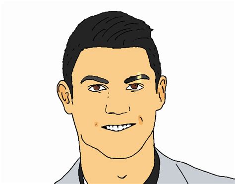 Cristiano Ronaldo Cara Pintado Por