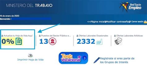 Socio Empleo Ingresar Registrarse Y Actualizar Hoja De Vida