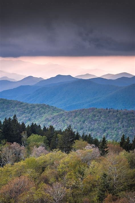 Appalachia Blue Ridge Parkway Spring NC Landscape in 2024 | Pretty landscapes, Mountains ...