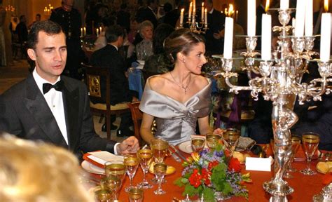 Menú con historia la cena de la boda de Letizia y Felipe 2004 Guía