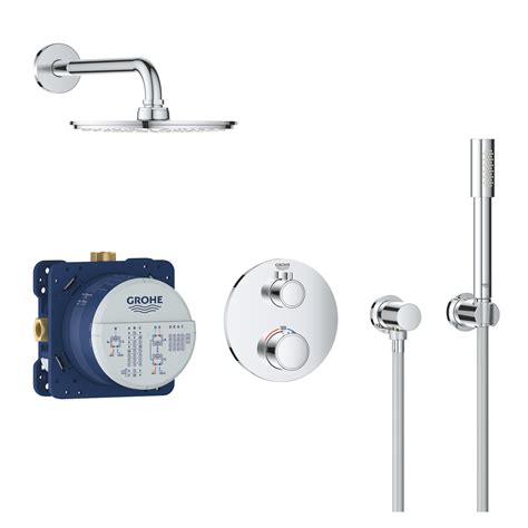 Grohtherm Perfect Shower Set With Rainshower Cosmopolitan Grohe