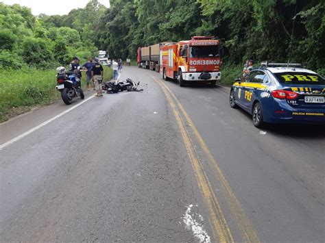 Homem Tem Perna Parcialmente Amputada Em Acidente Na BR 282 Em Vargem