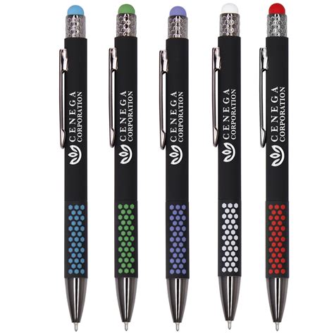 Nc Custom Honeycomb Stylus Gel Pen Supplied By Lanco