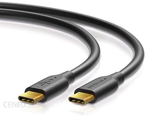 SENTIVUS KABEL USB 2 0 1 5A WTYCZKA C WTYCZKA C 1 00 M CZARNY