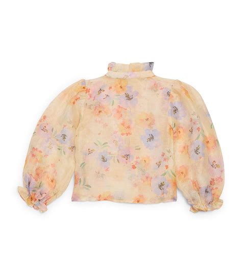 Petite Amalie Silk Floral Shirt Years Harrods Us