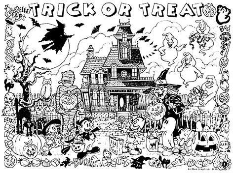 Awesome Image Of Haunted House Coloring Pages Entitlementtrap