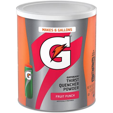 Gatorade Fruit Punch Thirst Quencher Sports Drink Mix Powder 51 Oz