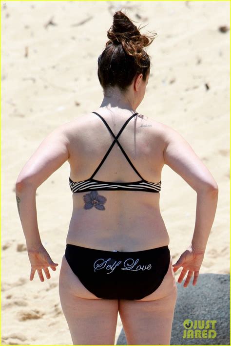 Alanis Morissette Bikini Beach Vacation With Ever Photo