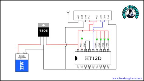 Schematic Diagram Of Rf Transmitter And Receiver Circuit Diagram