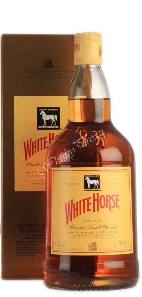Whisky White Horse Fine Old 1L, купить виски Вайт Хорс 1 литр
