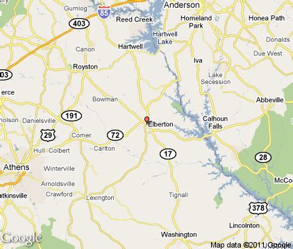 Elberton Vacation Rentals, Hotels, Weather, Map and Attractions