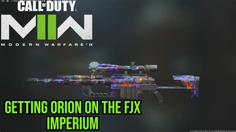 Getting Orion On The FJX Imperium Intervention Call Of Duty Modern