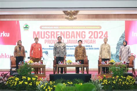 4 Fokus Pembangunan Jawa Tengah Kemiskinan Stunting Inflasi Dan