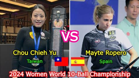 Chou Chieh Yu Vs Mayte Ropero Wpa Women World Ball