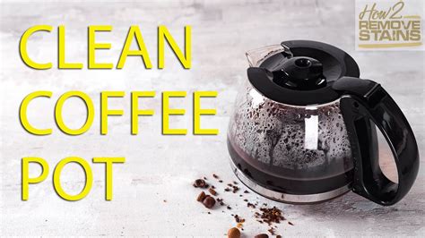 How To Clean A Coffee Pot Using Baking Soda YouTube