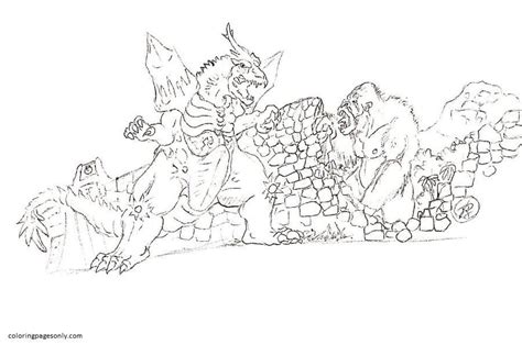 30 Godzilla and Kong Coloring Pages - ColoringPagesOnly.com