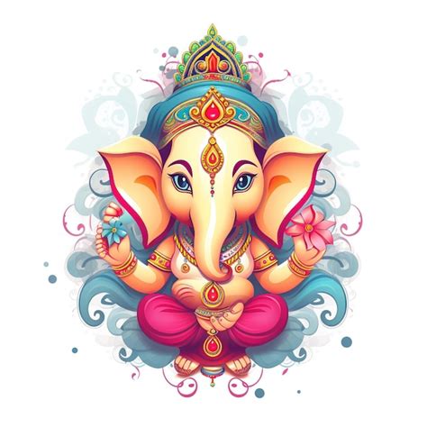 Lord Ganpati On Ganesh Chaturthi Background Generative Ai Premium Ai