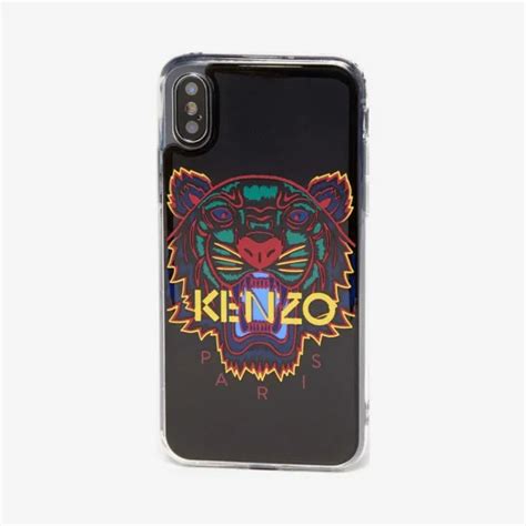 凯卓 Kenzo 黑色 手机壳 Tiger iPhone X XS手机壳 F96COKIFXTGR 99A TU 小迈步海淘品牌官网